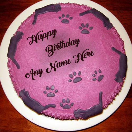 Happy Birthday Wishes Cake With My Name Edit