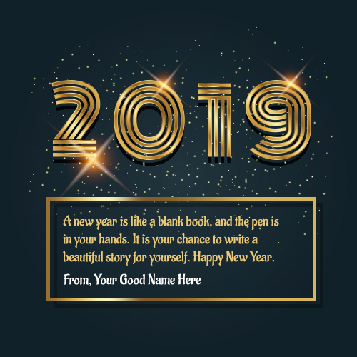 Happy New Year 2019 Quotes With Name